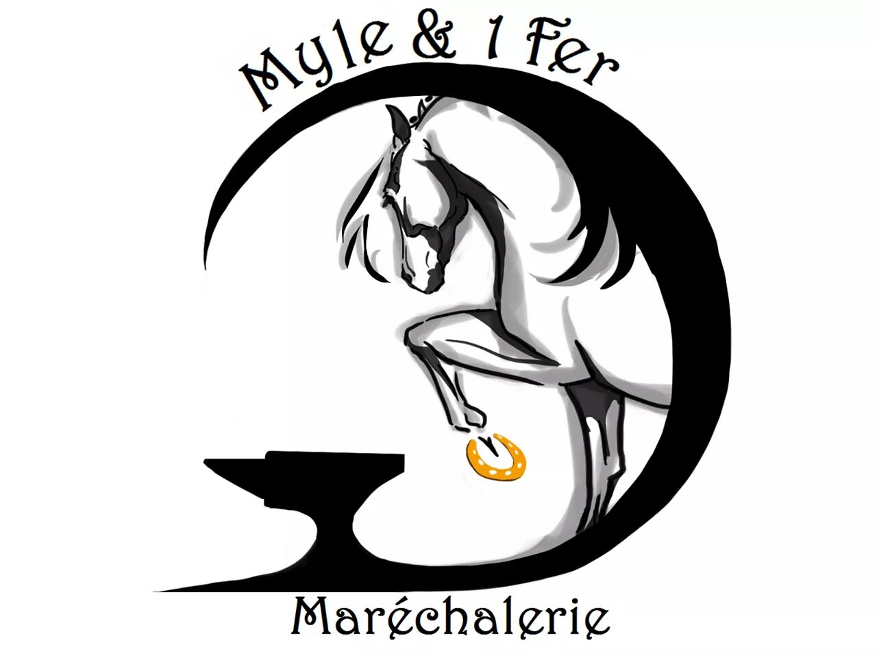 myle et un fer marechalerie
